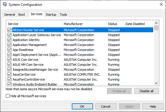 msconfig 2